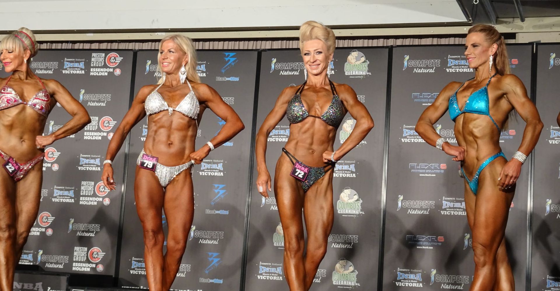 Womens body building contest